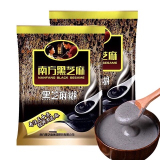 ซุปงาดำวอลนัทถั่วลิสง ซุปงาดำ（南方黑芝麻糊）240g อาหารเช้า หอมอร่อย อาหารเพื่อสุขภาพขึ้นชื่อจากฮ่องกง ห่อใหญ่ ด้านในมี 6 ชองเล็