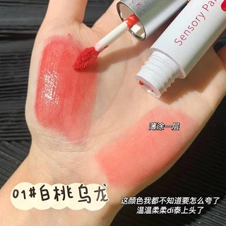 N040 Sensory partty ลิปสติก ลิปกลอส ลิปทินท์ ไม่ติดแมส ติดทนนาน ให้ความชุ่มชื้น