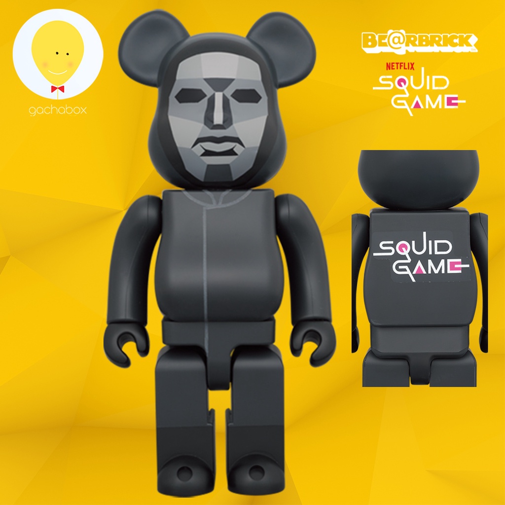 gachabox Bearbrick Squid Game Frontman 1000% - แบร์บริค ของแท้ Be@rbrick ฟิกเกอร์ Medicom Toy