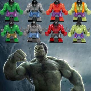 Endgame บล็อกตัวต่อฟิกเกอร์ Marvel Hulk Iron Man ขนาดเล็ก ของเล่น ของขวัญวันเกิด สําหรับเด็ก