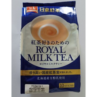 Nittoh Royal Milk Tea Japan Imported  นิตโต้ รอยัล มิลค์ ที ชานม ปรุงสำเร็จชนิดผง 14g. x 10sticks เครื่องดื่ม