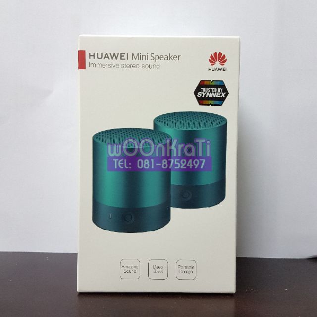 ลำโพงไร้สาย HUAWEI Mini Speaker Immersive Bluetooth4.2 stereo sound สี ...