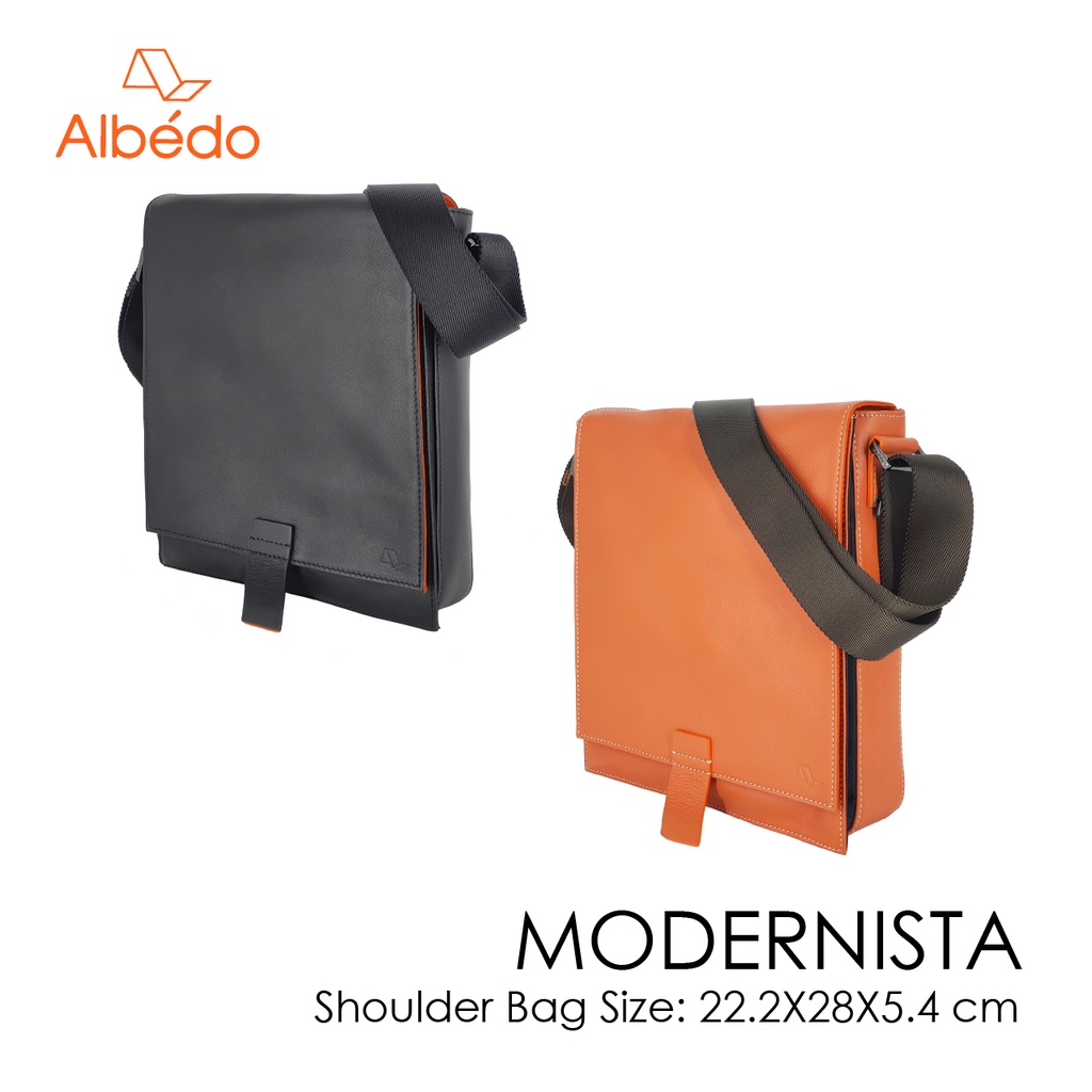 [Albedo] MODERNISTA SHOULDER BAG กระเป๋าสะพายข้าง หนังแท้ รุ่น MODERNISTA - MO00599/MO00574
