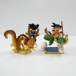 2 x Dragonball Action Figure Dragon Ball Z Son Goku Riding Dragon Model โมเดลทำสีสำเร็จ ดราก้อนบอล ขี่มังกร