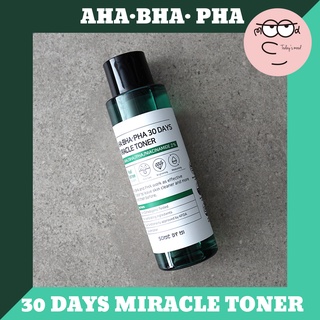 [SOME BY MI] (1+1) AHA-BHA-PHA 30 Days Miracle Toner 150ml | Somebymi โทนเนอร์ กําจัดสิวเสี้ยน บํารุงผิวหน้า