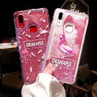 เคสโทรศัพท์ สีใส พิมพ์ลายดอกไม้และนกฟลามิงโก้ สำหรับ samsung galaxy a 10s a 20s a 30 s j 8 2018 a 20 e a 60 s 20 a 51