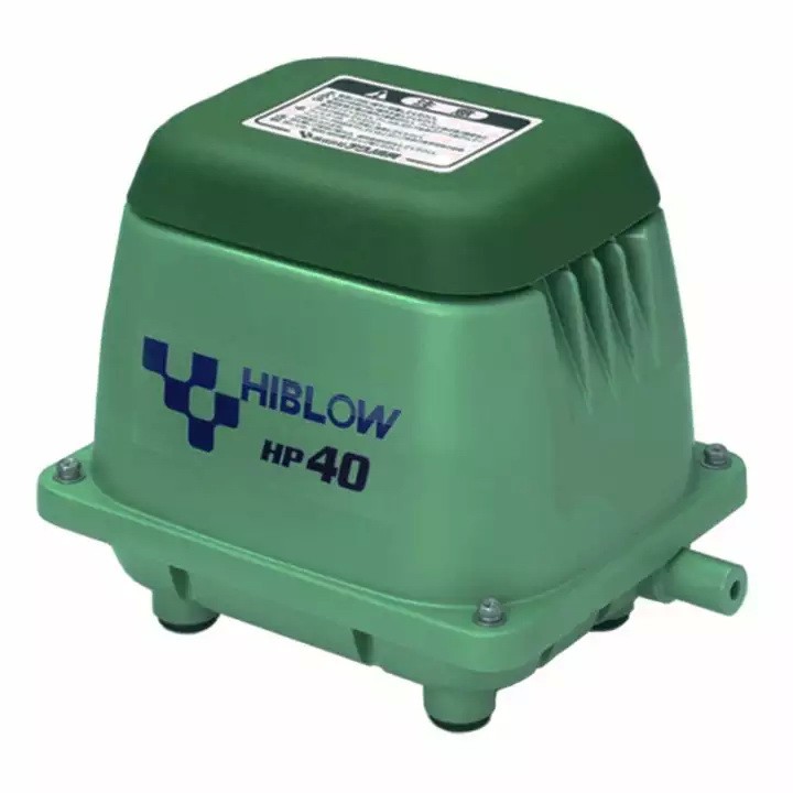 ปั๊มลม เครื่องเติมอากาศ แอร์ปั๊ม Airpump ยี่ห้อ ไฮโบว์ HIBLOW รุ่น HP-40 / HP-60 / HP-80 Series