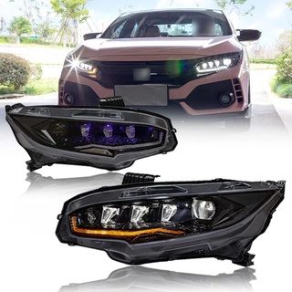 HONDA CIVIC 2016-2022 โคมไฟหน้า รุ่น SPORT DK