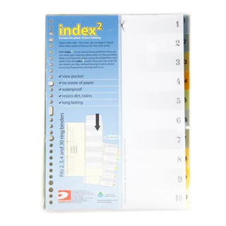 อินเด็กซ์พลาสติก 1-10 Databank VID-10 1-1 Index Plastic 1-10 Databank VID-10 1-1