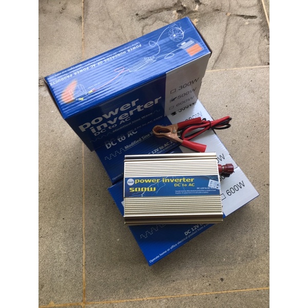 อินเวอร์เตอร์ DC 12V เป็น AC 220V 500 วัตต์อินเวอร์เตอร์ 500W