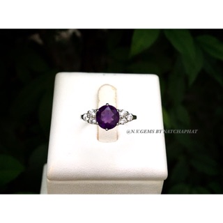 แหวนแอเมทิสต์แท้( NATURAL AMETHYST )