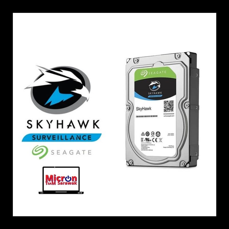 Seagate Skyhawk Surveillance (CCTV) Desktop SATA HDD 3.5" ( 1TB / 2TB / 4TB )