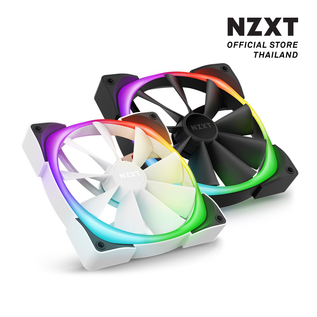 NZXT FAN Aer RGB 2 140mm WHITE - Single Pack | Shopee Thailand