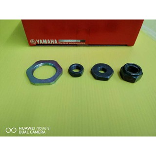 ﻿น็อตครัชหน้า -หลัง + น็อตแกนล้อหลัง  มีโอ ฟีโน นูโว แท้ ได้ 4 ตัว ส่งฟรี *************YAMAHA**********