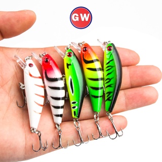 6.5g/55mm Most Popular Sinking Minnow Fishing Hard Bait Artificial Plastic Freshwater Sea Fishing Lures