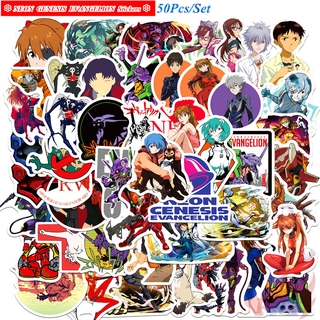 ❉ NEON GENESIS EVANGELION - Series 03 Anime EVA Ayanami Rei สติ๊กเกอร์ ❉ 50Pcs/Set Waterproof DIY Fashion Decals Doodle สติ๊กเกอร์