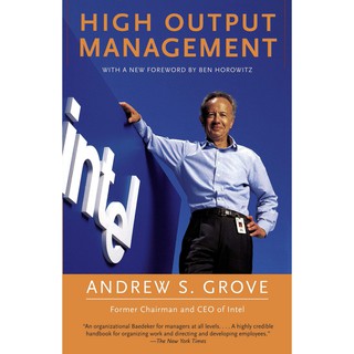 (New) High Output Management (Reissue) [Paperback] หนังสือภาษาอังกฤษมือหนึ่ง