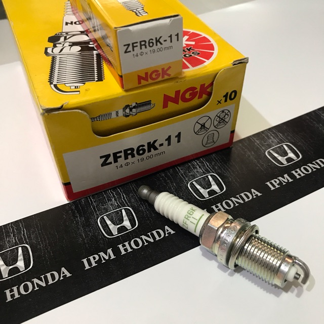 หัวเทียน NGK ZFR6K-11 Honda CRv GEN 2 RD4 RD5 2002-2006 CRv GEN 3 2400cc 2007-2012 Stream 2.0 2000cc