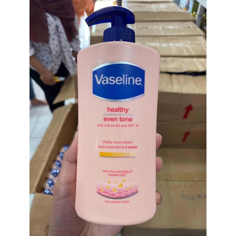 📍พร้อมส่ง📍วาสลีนโลชั่นบำรุงผิว vaseline Healthy Even Tone With Vitamin B3 And SPF 10