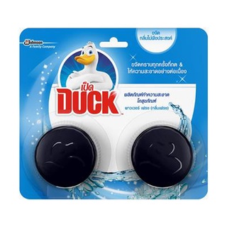 Homehapp ก้อนทำความสะอาดโถสุขภัณฑ์ DUCK รุ่น PACK2 ขนาด 40 กรัม (แพ็ค 2 ก้อน) สีฟ้า