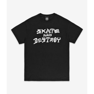 T-Shirtเสื้อยืด ลาย SKATE AND DESTROY MIRROR 1:1 ของแท้ S-5XL