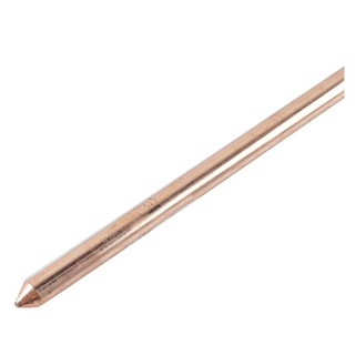 กราวด์หรอดชุบ BT 3/8 นิ้ว x 1 ฟุต GROUND ROD COPPER CLAD BT 3/8" X 1FT