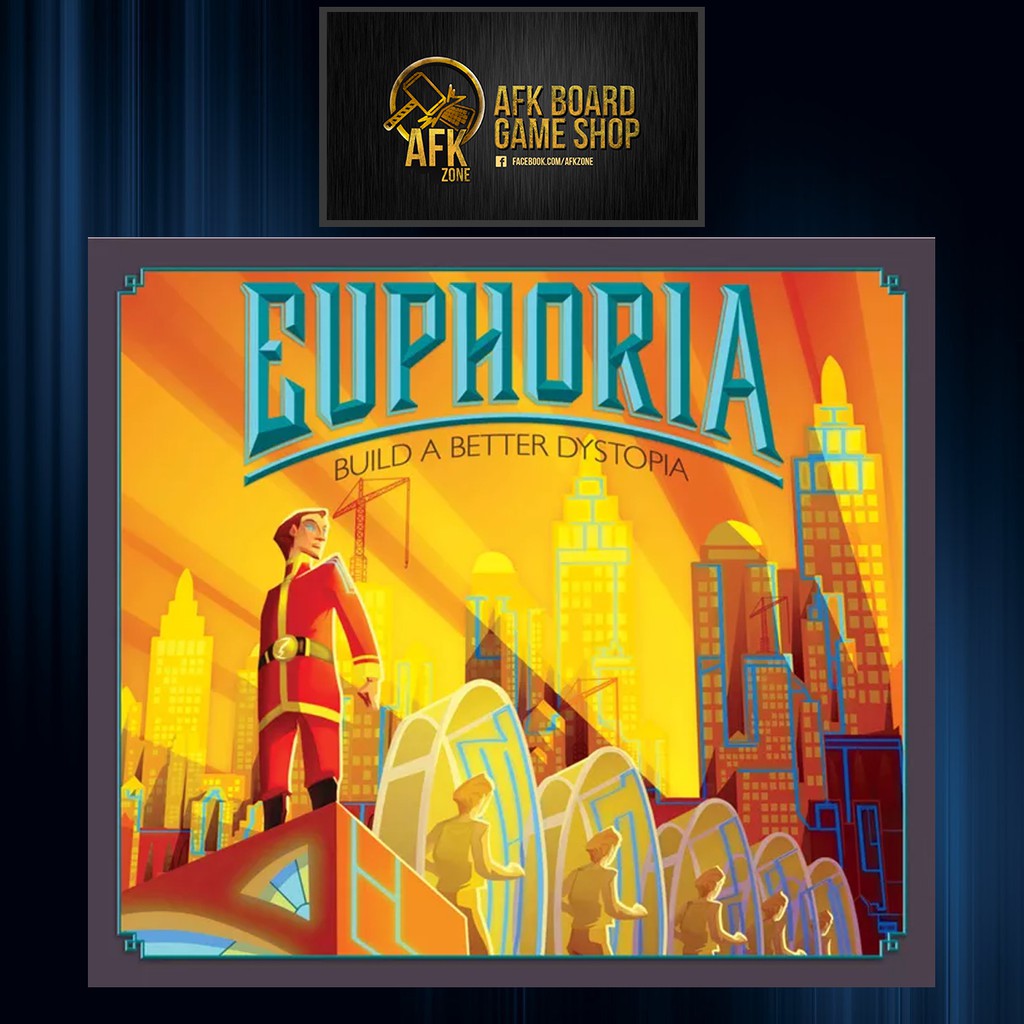 Euphoria Build a Better Dystopia + Gametrayz Insert - Board Game - บอร์ดเกม