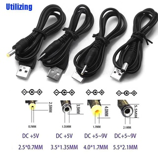 (Utilizing) พอร์ต Usb ถึง 2.5 3.5 4.0 5.5 มม. 5v Dc บาร์เรลแจ็คสายไฟเชื่อมต่อ