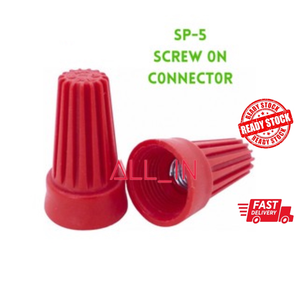 (100ชิ้น) SCREW ON CONNECTOR ; SP1-SP5