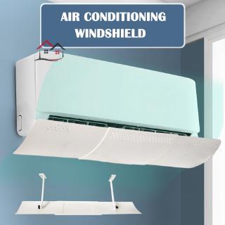 HYP Windproof Telescopic Baffle Air Conditioning Windshield Anti-Direct Blow Air Hood Home Office @TH