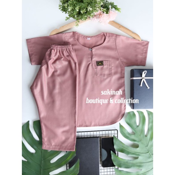 Baby Kurta/ Kurta Rose Gold/Belacan