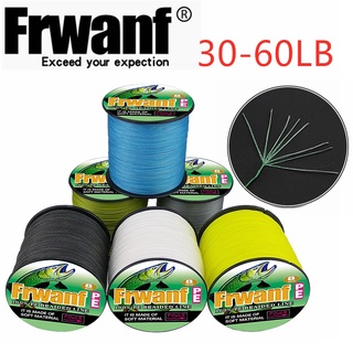 Tali mancing frwanf 100เมตร8เส้น Dyneema สายการประมงถัก100% PE สาย30-60LB