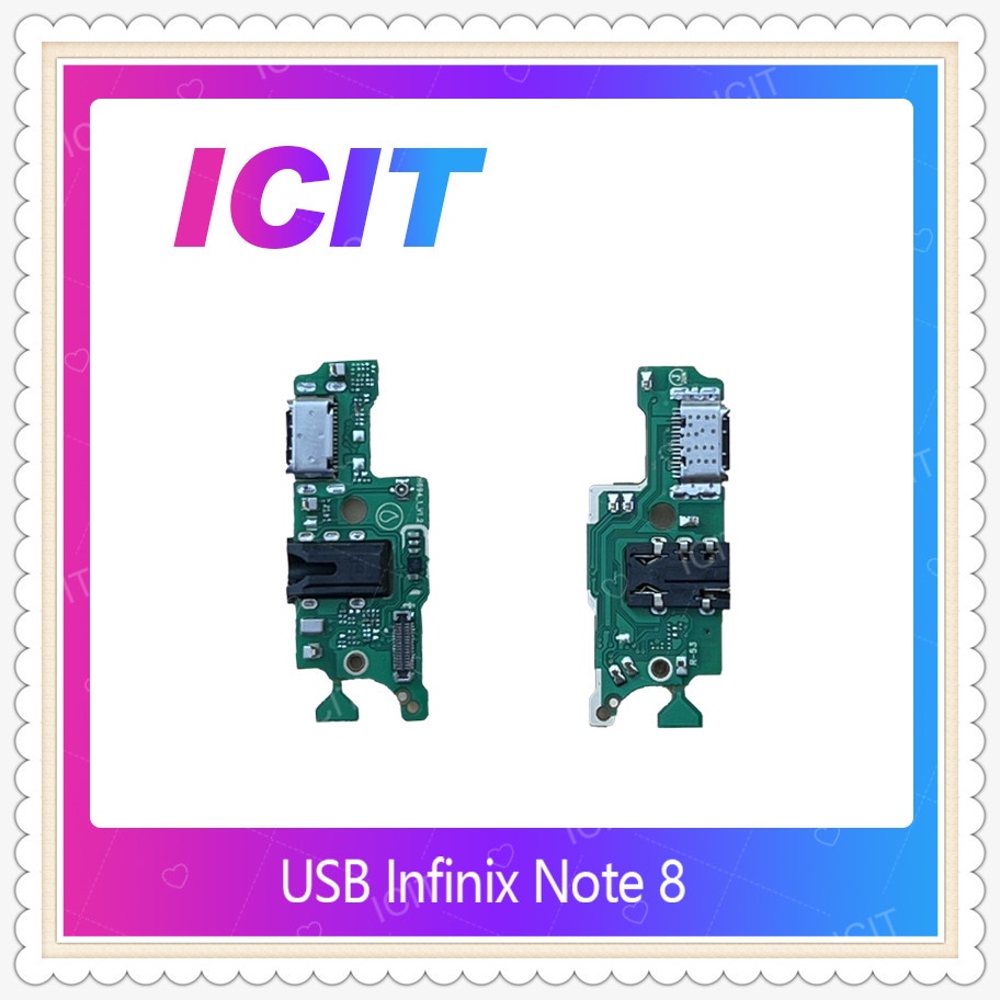 USB Infinix Note 8  อะไหล่สายแพรตูดชาร์จ แพรก้นชาร์จ Charging Connector Port Flex Cable（ได้1ชิ้นค่ะ)