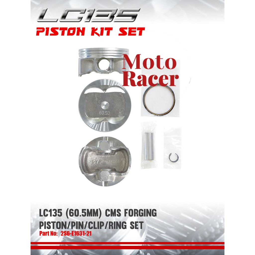 [CMS] LC135 60.5MM PISTON RACING KIT SET