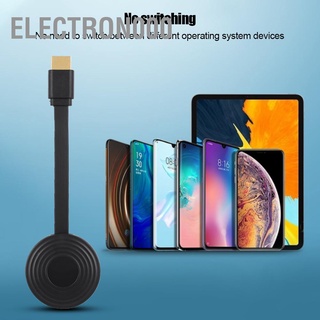 Electron000 E9 Wecast Pusher Hdmi ตัวรับสัญญาณกระจกไร้สายสําหรับโทรศัพท์ Android / Ios