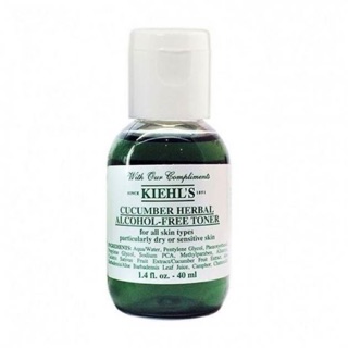 Kiehls Cucumber Herbal Alcohol Free Toner 40ml