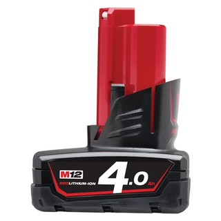 Milwaukee แบตเตอรี่ M12™ ขนาด 4.0 แอมป์อาวว์ รุ่น M12B4