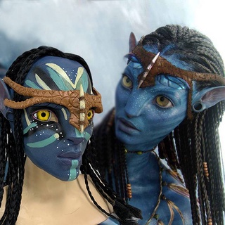 Avatar 2 The Way of Water หน้ากากคอสเพลย์ Neytiri Sully Latex Headgear ปาร์ตี้ฮาโลวีน คอสเพลย์ ตกแต่ง ของขวัญสําหรับเด็ก