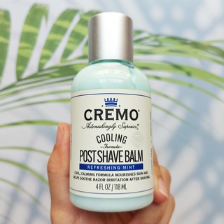 ผลิตภัณฑ์บำรุงผิวหน้า หลังการโกนหนวด Cooling Formula Post Shave Balm Refreshing Mint 118 ml (Cremo®)