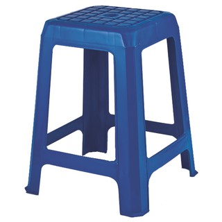 🔥HOT🔥 เก้าอี้พลาสติก สีน้ำเงิน Plastic chair Dark blue