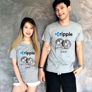 เสื้อยืด ripple Crypto คริปโต Cotton Comb 30 แบรนด์เสื้อพวกเรา ผลิตในไทย ส่งด่วน