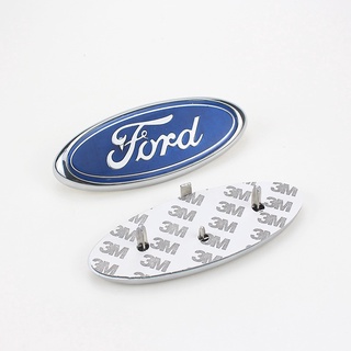 โลโก้กระบะท้ายรถยนต์ ขนาด 14.5 X6 ซม. สําหรับ Ford logo Focus Mondeo Fiesta Ford Focus Mondeo Fiesta