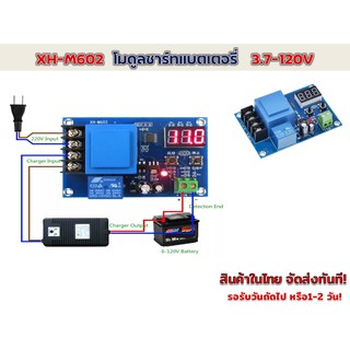 XH-M602 ดิจิตอล โมดูล ชาร์ทแบตเตอรี่ 3.7-120โวลท์