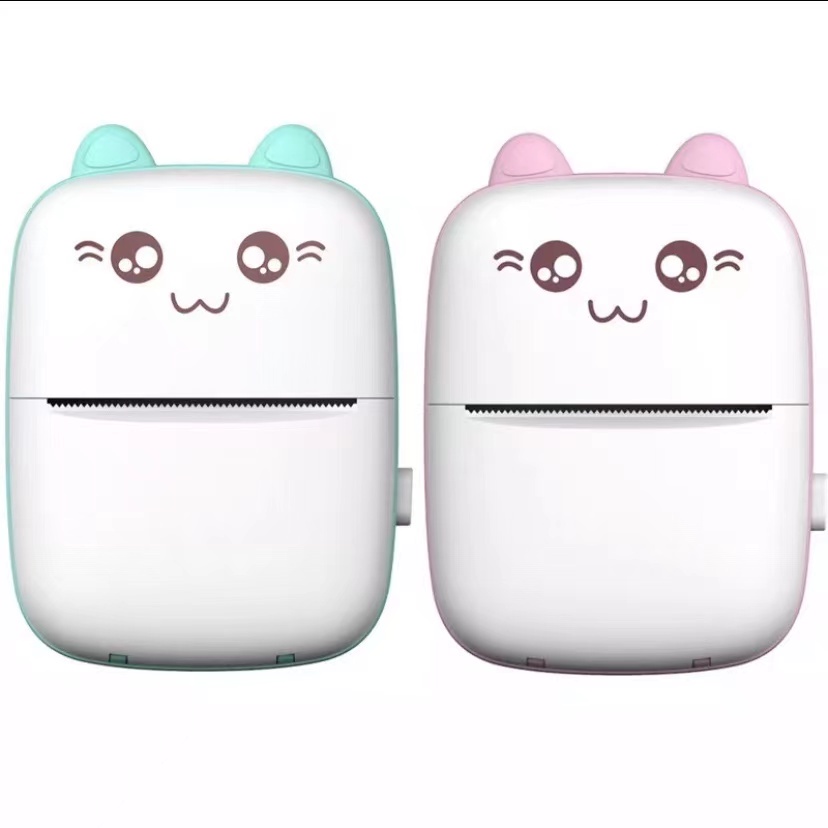 เครื่องพิมพ์ A4 เครื่องพิมพ์บลูทู ธ แบบพกพา หมึกฟรีเครื่องพิมพ์พกพาขนาดเล็กเครื่องพิมพ์กระดาษความร้อน