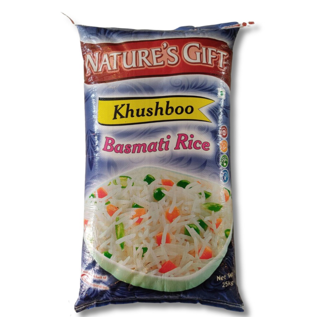 25 กิโล ข้าวอินเดียบาสมาตี  Basmati Rice