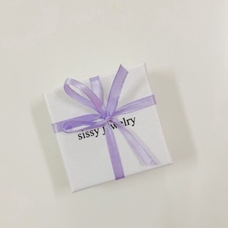 SissyJewelry // Gift box กล่องของขวัญ พร้อมโบว์ (รบกวนสั่งกับสินค้าของร้านเท่านั้นนะคะ)