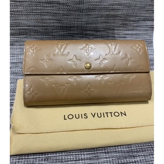 กระเป๋าสตางค์หลุยส์มือ 2 Louis Vuitton  LV Monogram Vernis Sarah Wallet หนังแก้วแท้💯