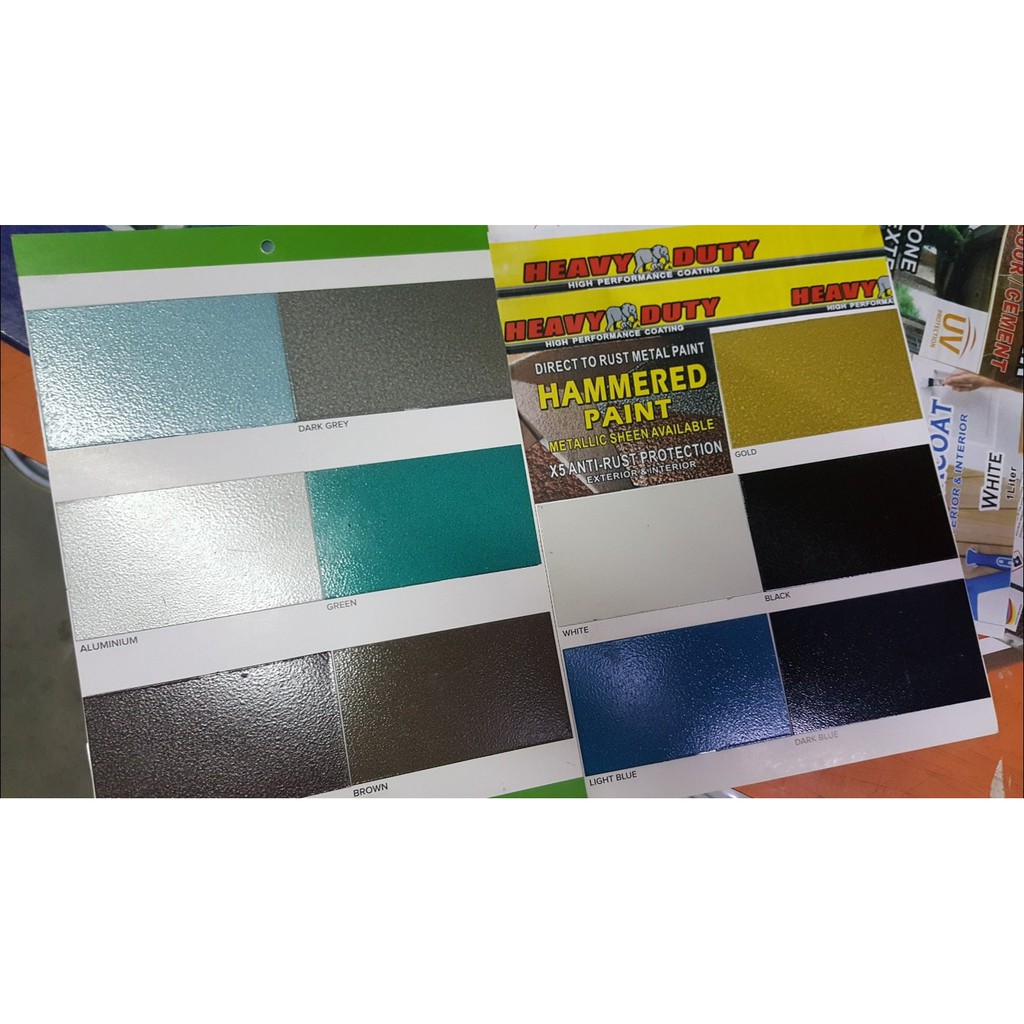 【Starting】1L ( 1 LITER ) HAMMERED PAINT ( METALLIC PAINT HEAVY DUTY