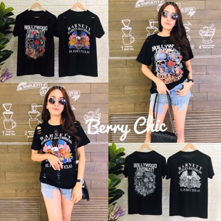 พร้อมส่ง💋เสื้อยืดร็คแต่งขาด