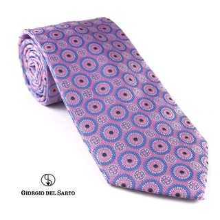 Giorgio Del Sarto Necktie Pink Fabric Texture เนคไทสีชมพูมีเท็กเจอร์